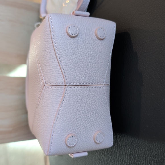 Tiffany & Co. "Return To Tiffany" Blush Micro Tote With Crossbody Strap NWT - Picture 4 of 7